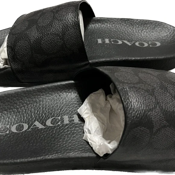 Coach Udele Black Monogram slide - Picture 5 of 8